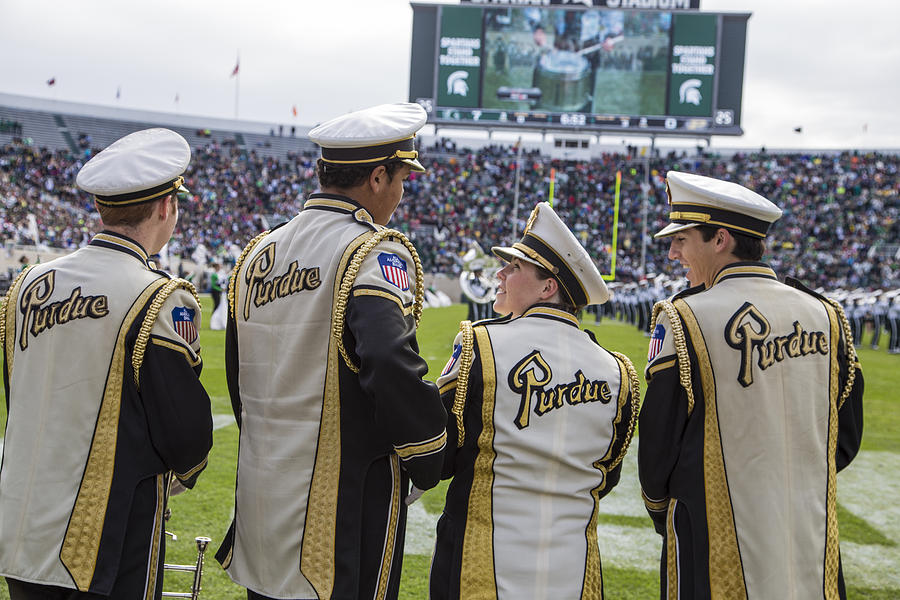 Purdue Band Members at MSU Photograph by John McGraw Fine Art America