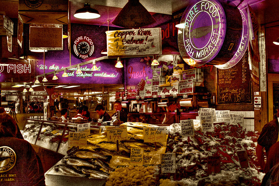 Pure Food Fish Market Photograph by David Patterson