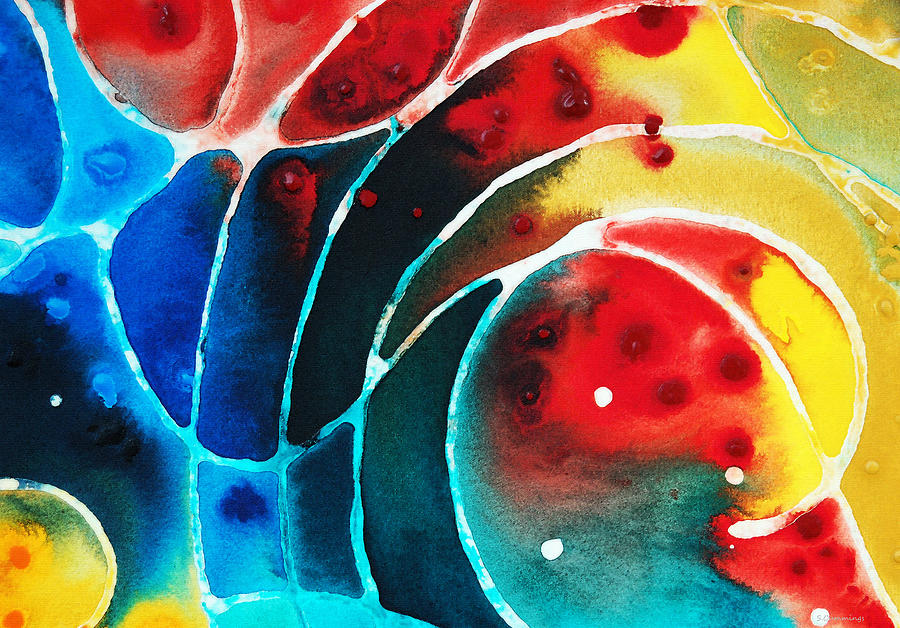 Primary Colors Painting - Pure Joy 2 - Abstract Art By Sharon Cummings by Sharon Cummings