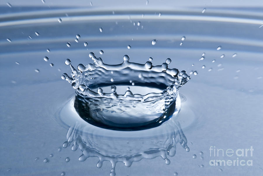 Abstract Photograph - Pure Water Splash by Anthony Sacco