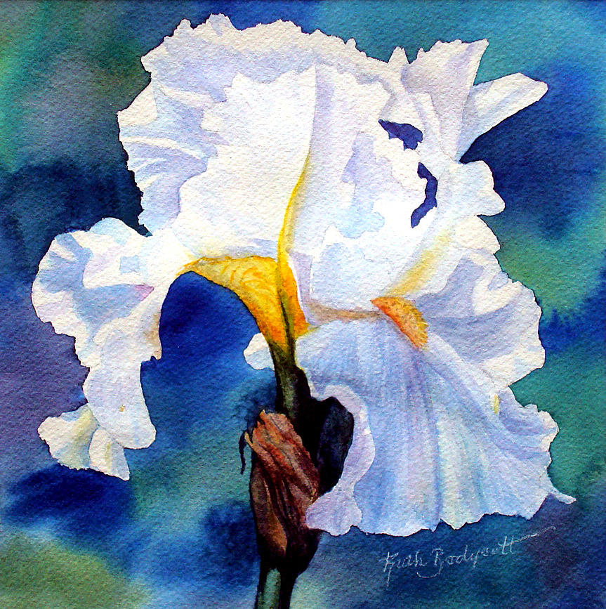 Purely Iris Painting by Ruth Bodycott