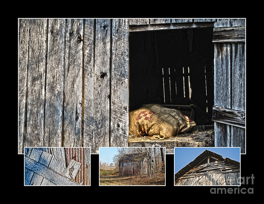 Purina Feed Sack in Loft Collage Photograph by Greg Jackson