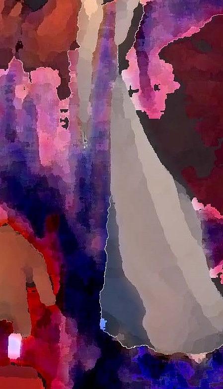 Purple Mixed Media - Purple Abstract by Danielle Stephenson