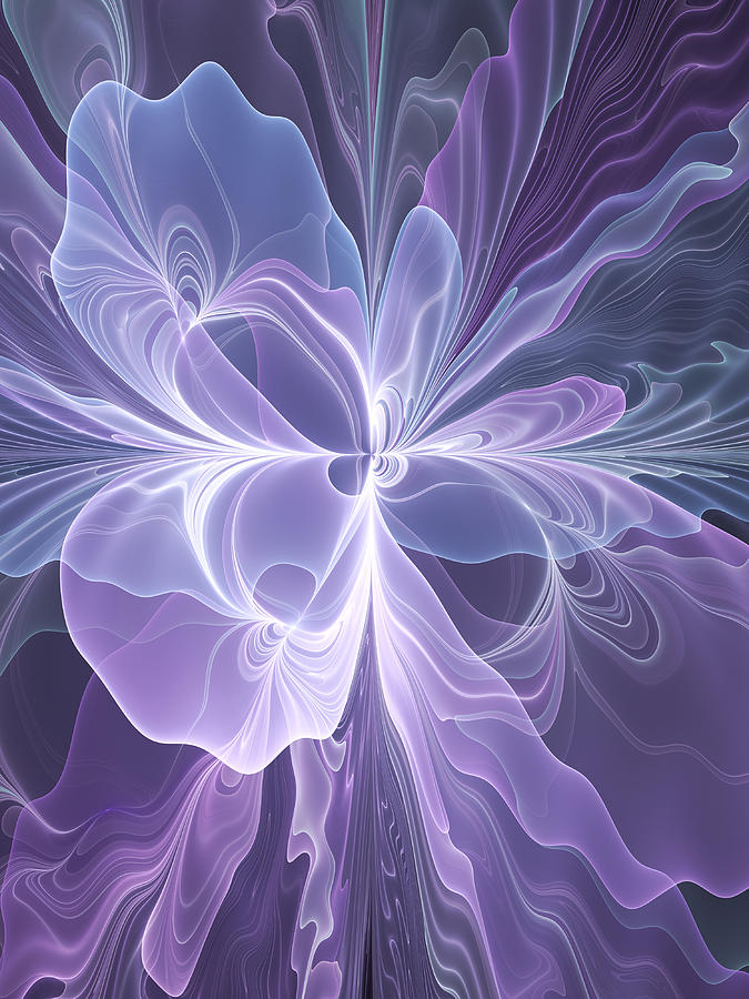 Purple Abstraction Digital Art by Gabiw Art
