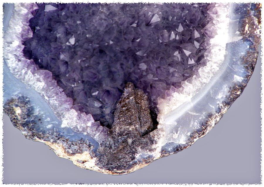 Amethyst Geode Photograph - Purple Amethyst Geode by Lonnie Paulson Amethyst Geode Photograph - Purple Amethyst Geode by Lonnie Paulson