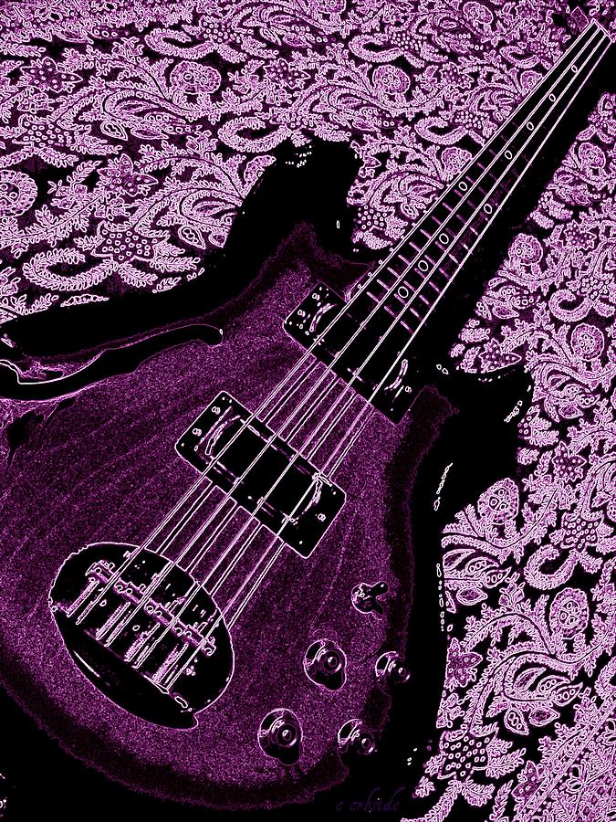 Purple Bass Photograph by Chris Berry