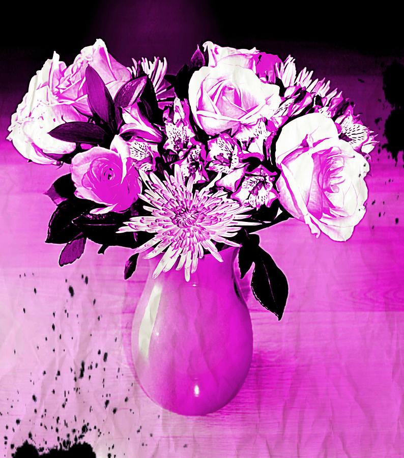 Purple Bouquet  Photograph by Rita Tortorelli