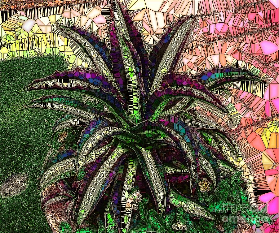 Purple Cactus II Photograph by Saundra Myles