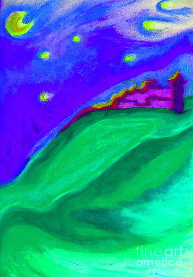 Purple Castle by jrr Painting by First Star Art