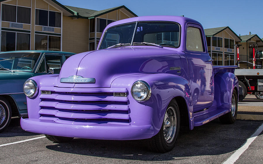 Purple Chevy Truck Photograph by Robert L Jackson