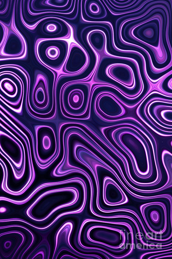 Purple Digital Art by Chris Butler