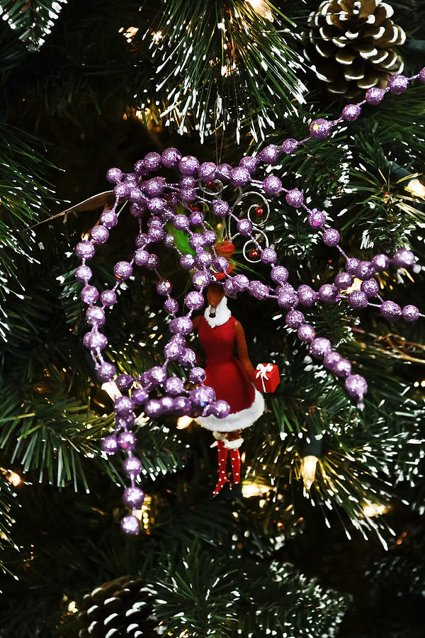 Purple Christmas Photograph by Elvis Vaughn