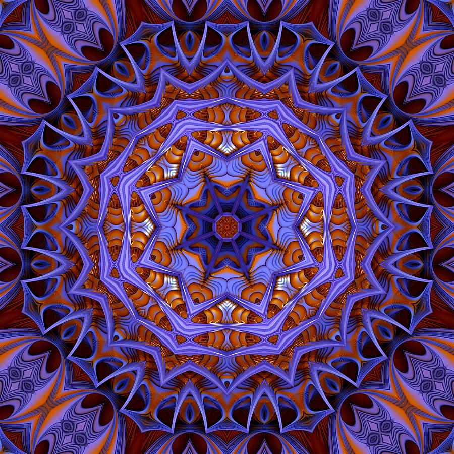 Purple design 1 Digital Art by Lilia D