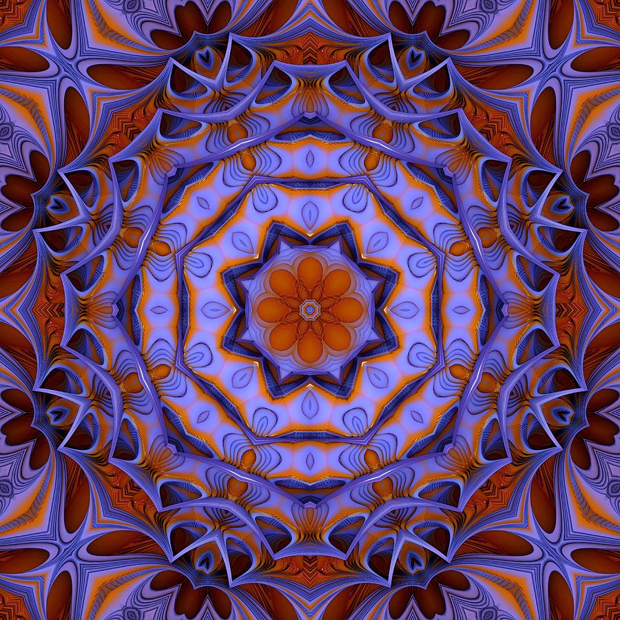Purple design 2 Digital Art by Lilia D