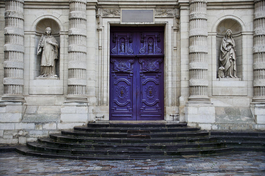 Purple Door Photograph by Brian Kamprath