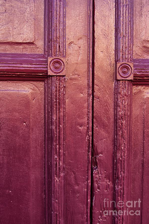 Purple doors Photograph by John Harmon