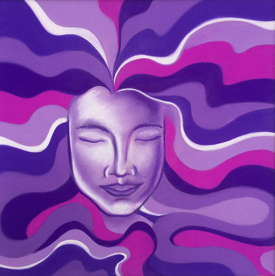 Wine Pastel - Purple by Doris Araujo