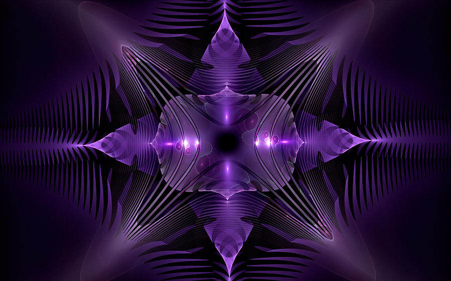 Purple Fingerz Digital Art by Gary Blackman