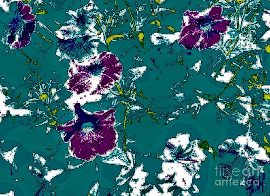 Purple Floral Abstract Photograph by Marsha Heiken