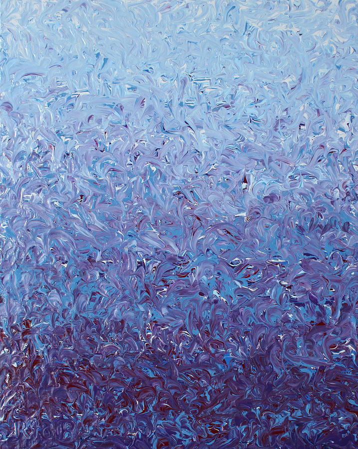 Purple Gradient Painting by Ric Bascobert