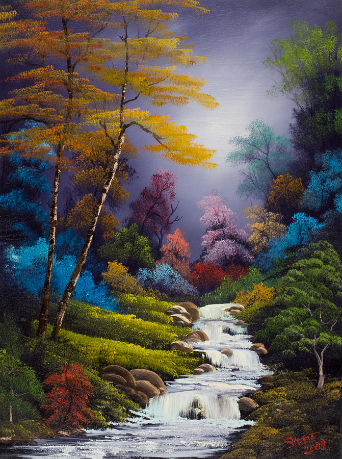 Forest Fantasy Painting by Chris Steele