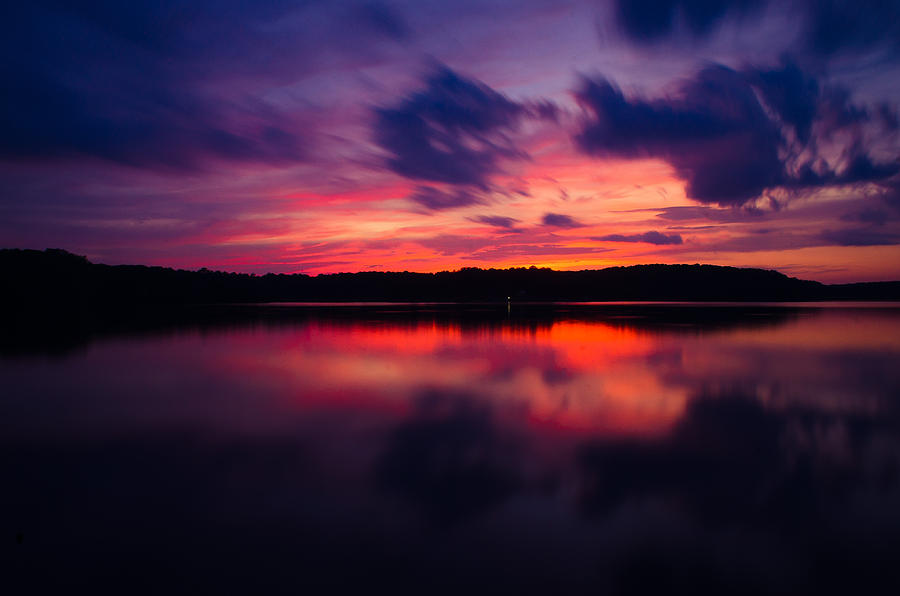 Purple Horizon Photograph by Vincent Dale