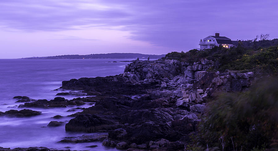 Purple Hue Coastline  Photograph by Billy Bateman
