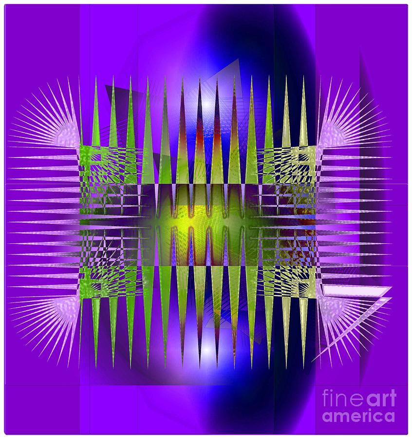 Purple Imagination Trap Digital Art by Iris Gelbart