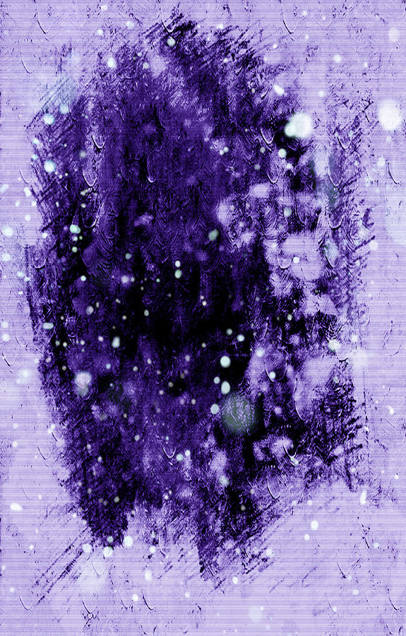 Purple Impression Painting by Xueyin Chen