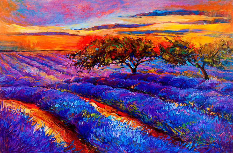 Purple Painting by Ivailo Nikolov