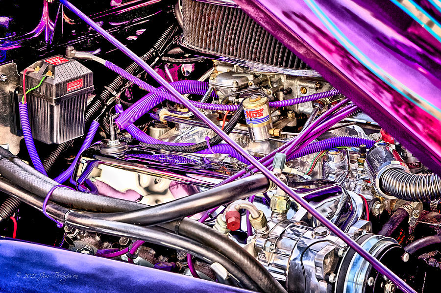Purple Photograph by Jim Thompson