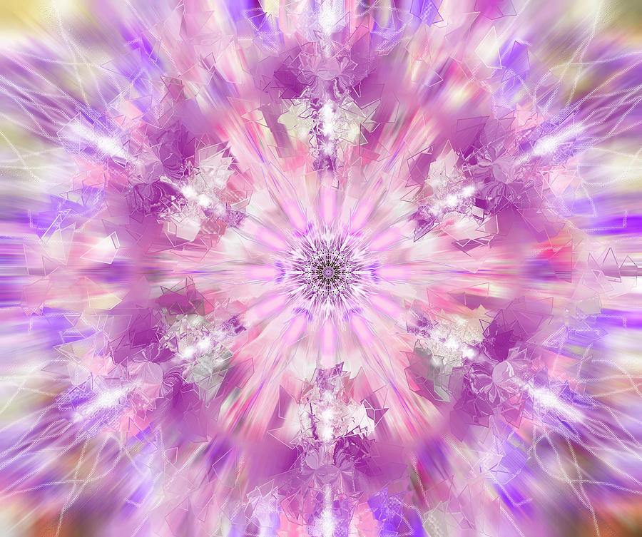 Purple Kaleidoscope Digital Art by Savannah Gibbs