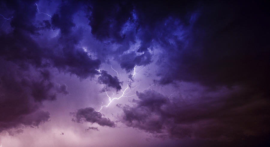 Purple Lightning Photograph by Saija Lehtonen - Fine Art America