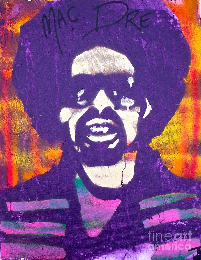 Music Painting - Purple Mac Dre by Tony B Conscious