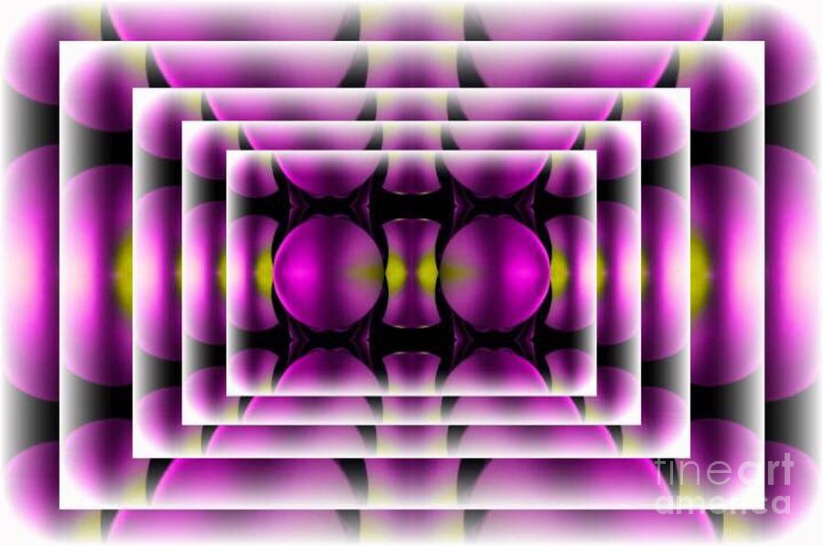 Purple Maze Digital Art by Gayle Price Thomas