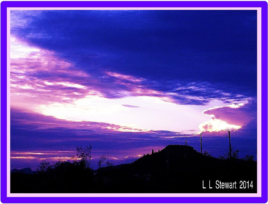 Purple Mesa Photograph by L L Stewart
