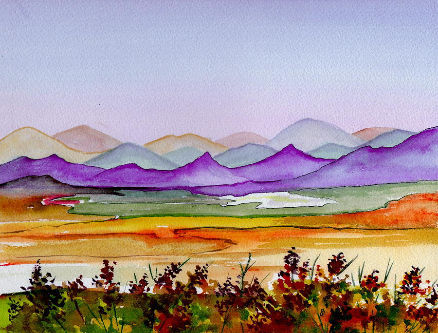 Purple Mountain Majesty Painting by Brenda Owen