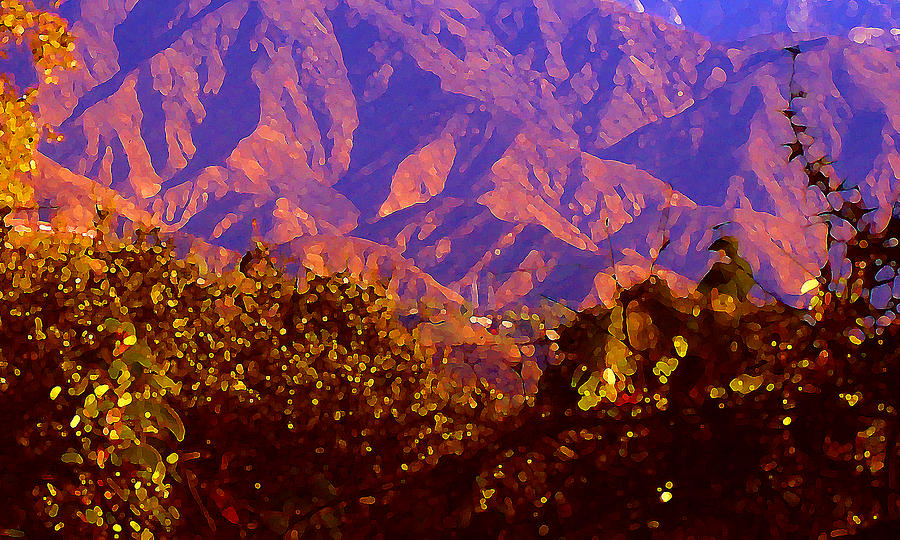 Purple Mountains Majesty Painting by Amy Vangsgard
