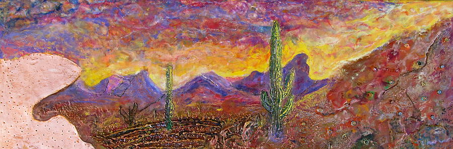 Purple Mountains Majesty Painting by Joe Bourne