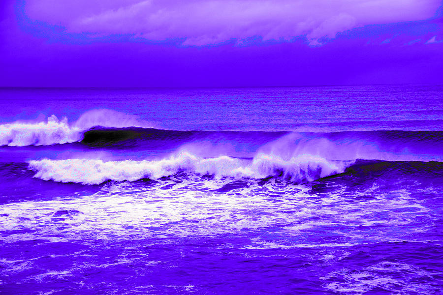 Purple Ocean Photograph by Thomas Fouch | Fine Art America