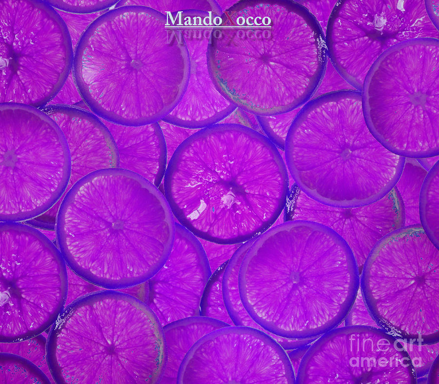 Purple Orange Digital Art by Mando Xocco