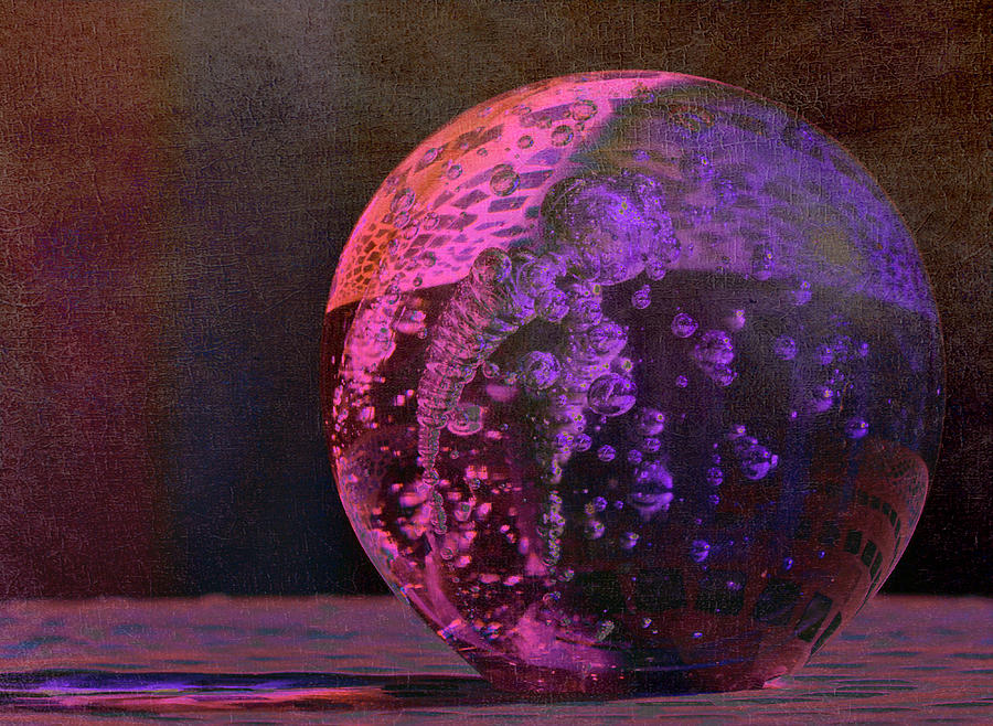 Purple Orb Photograph by Fraida Gutovich