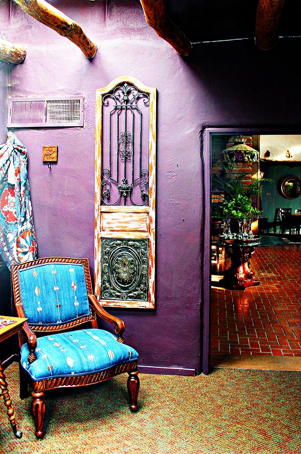 Purple Parlor Photograph by Barbara Chichester