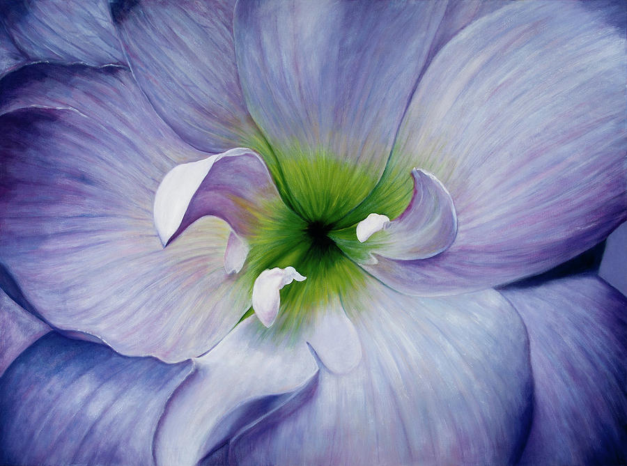 Purple Passion Painting by Jeannette Tramontano