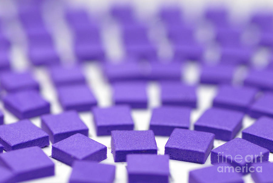 Abstract Photograph - Purple Pattern by Amy Cicconi