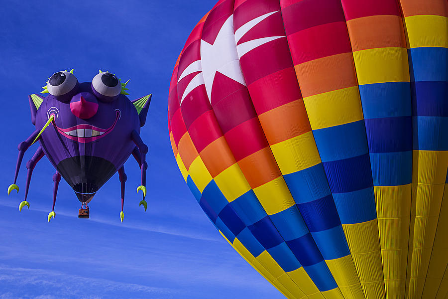 Space Photograph - Purple People Eater Rides The Wind by Garry Gay