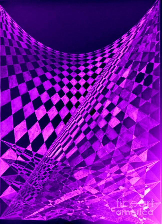 Purple Perspectives Digital Art by Sylvie Leandre