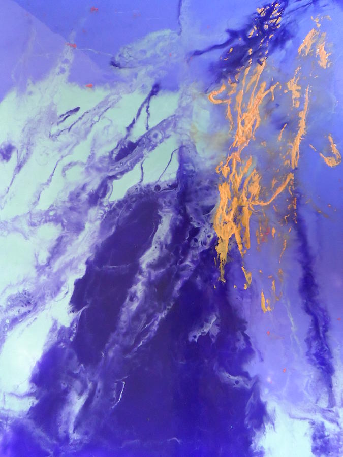 Purple Rain Painting by Jane Biven