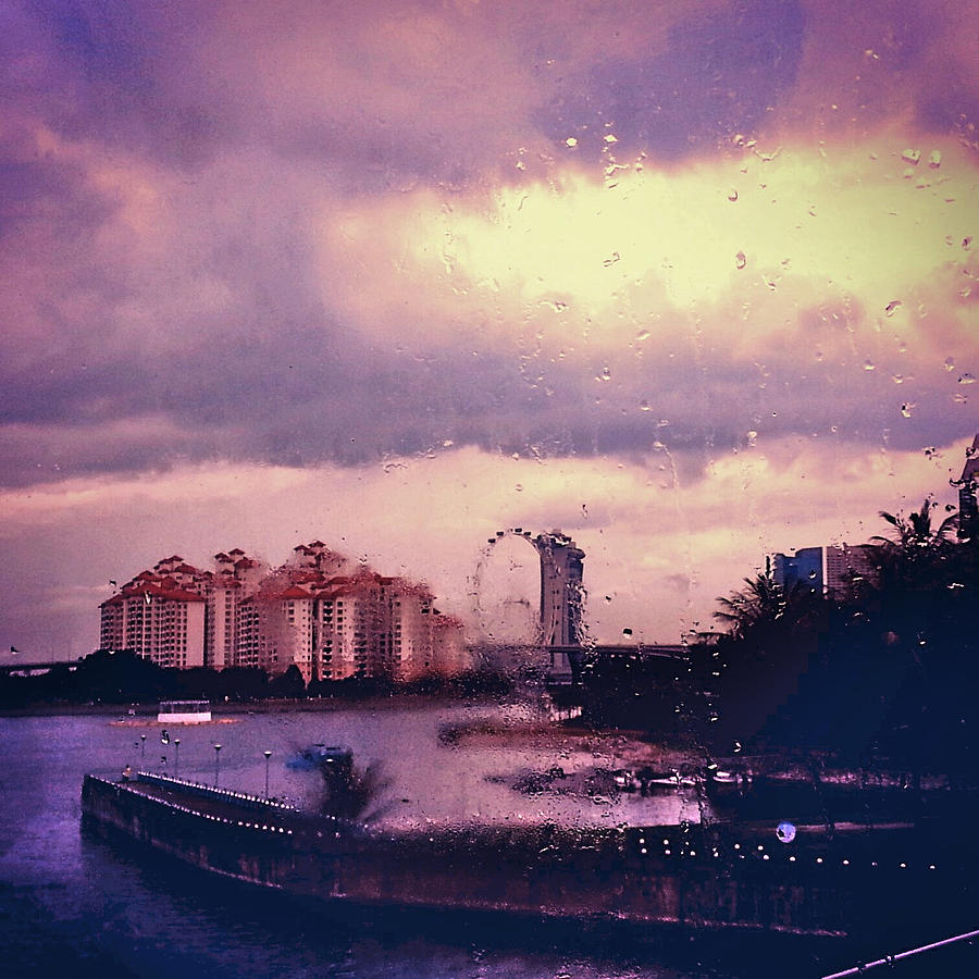 Singapore Photograph - Purple Rain by HweeYen Ong