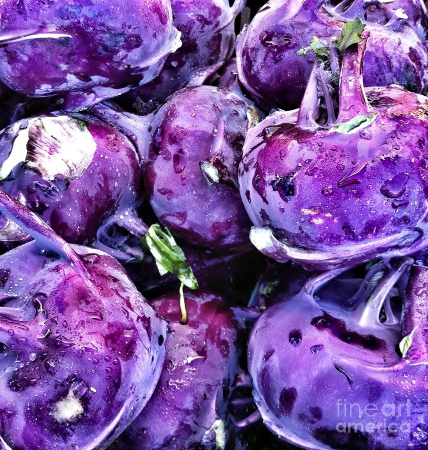 Purple Rutabagas Photograph by Susan Garren